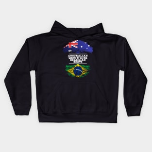 Australian Grown With Brazilian Roots - Gift for Brazilian With Roots From Brazil Kids Hoodie